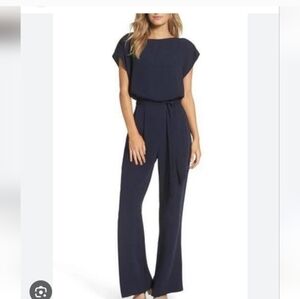 Eliza J Navy Jumpsuit